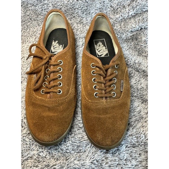 Vans Other - Vans Chukka Low Chipmunk Brown Tie Loafers Boy's 4.5